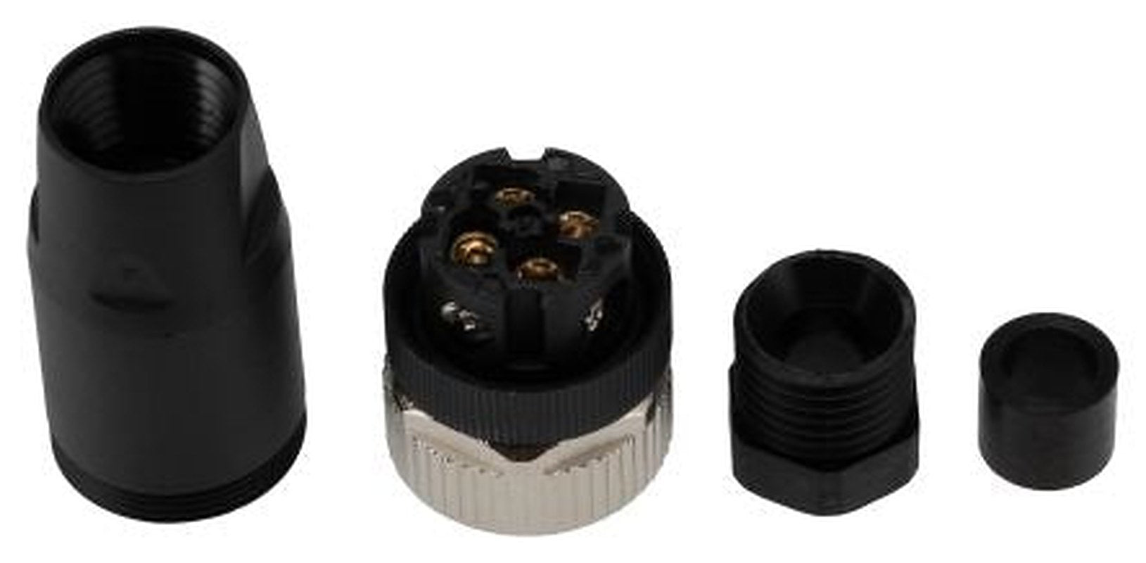 SICK Circular Connector, 4 Contacts, Cable, M12 Connector, Plug, Female, IP67, DOS-1204 Series