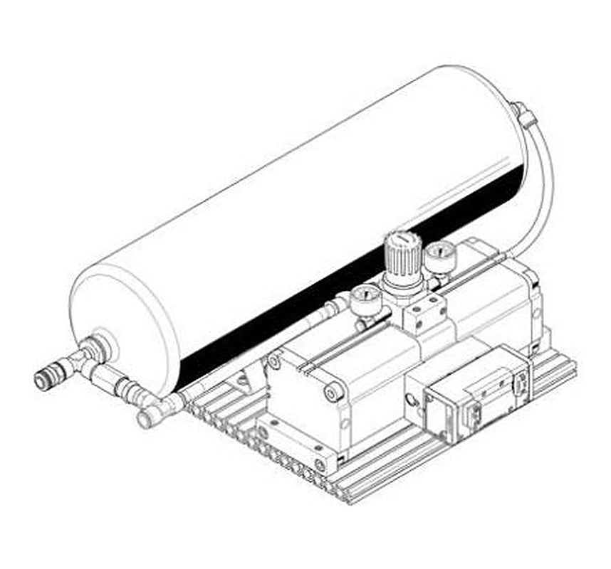 Festo DPA Pneumatic Booster Regulator, KD4, QS-16, Silencer