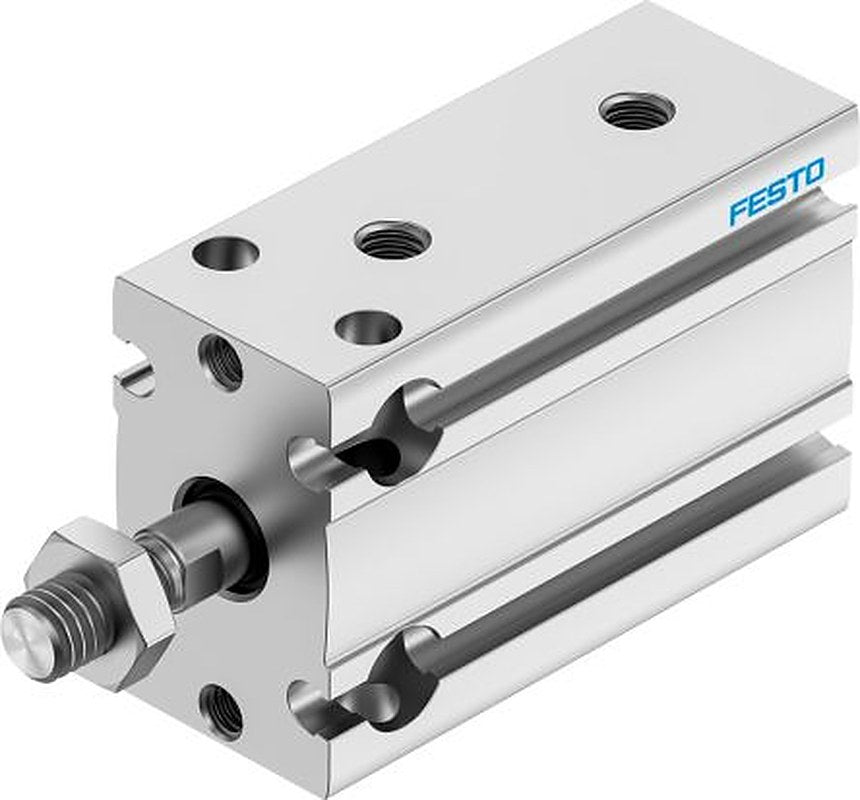 Festo Pneumatic Compact Cylinder - 4833186 16 mm Bore, 10 mm DPDM Series, Double Acting Acting