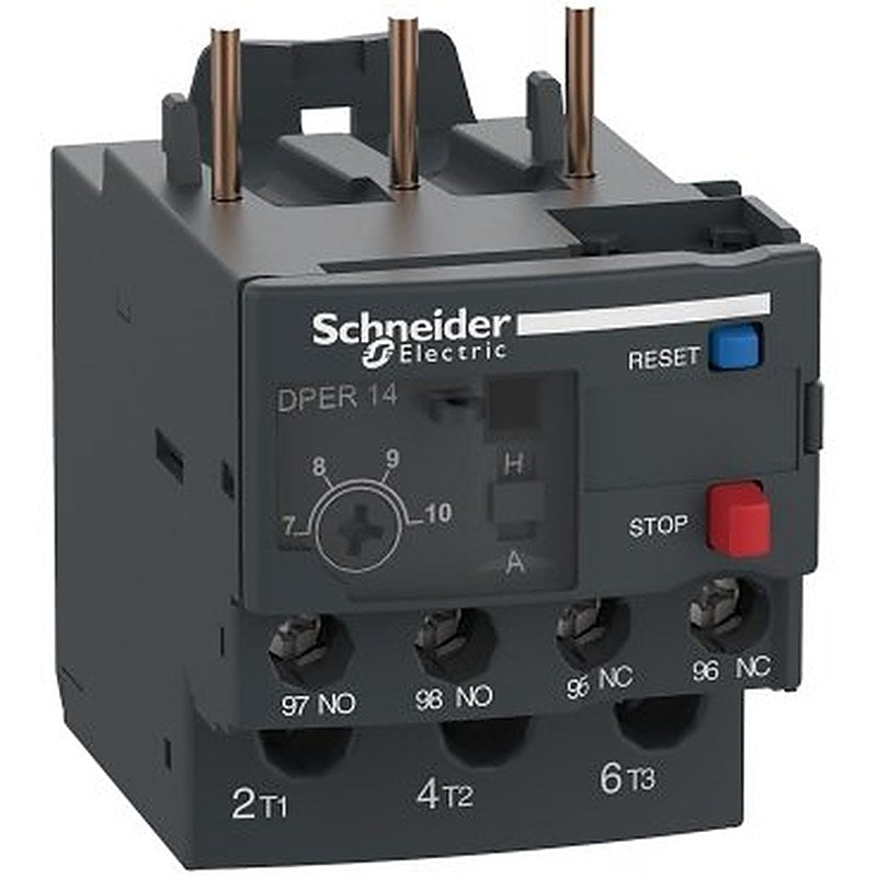 Thermal overload relay,Easy TeSys DPER,7-10A,class 10 (Thermal overload relay Easy TeSys DPER) is a Schneider Electric product. Designed for reliable performance and long service life. Available across Iraq — contact us for pricing and delivery options.