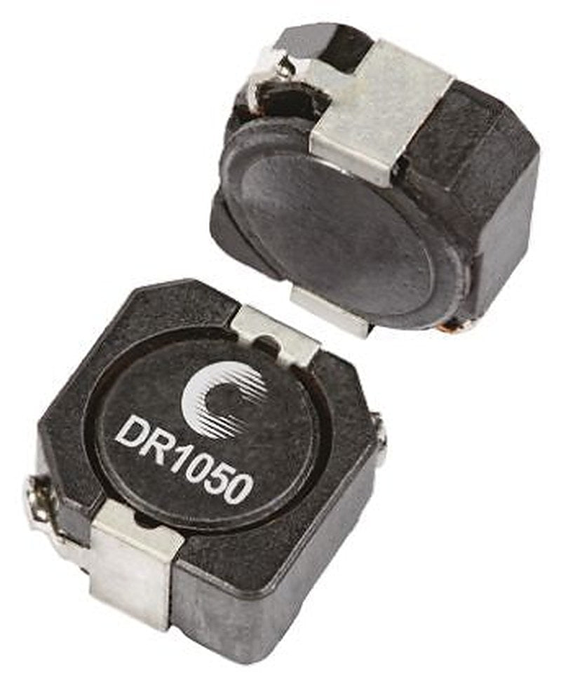 Eaton, DR1050, 1050 Shielded Wirewound Surface Mount Inductor with a Ferrite Core, 10 μH ±30 % 4.8 A Idc