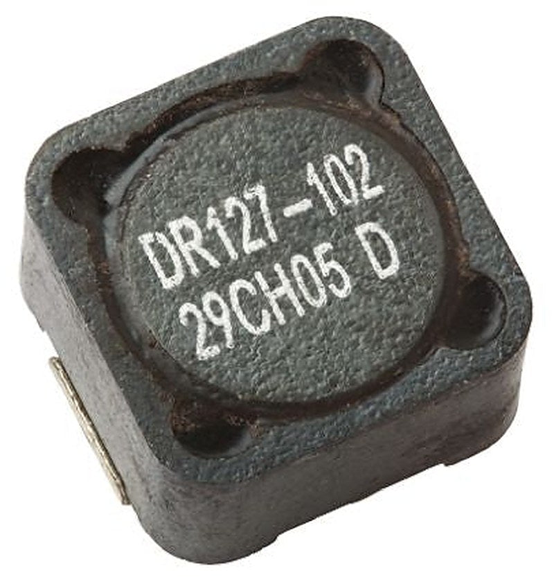 Eaton, DR, 0127 Shielded Wirewound Surface Mount Inductor with a Ferrite Core, 330 μH ±20 % 2.01 A Idc