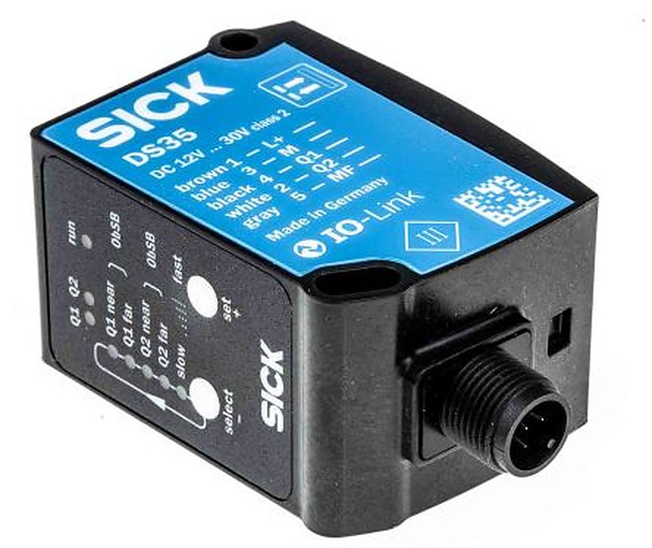SICK Background Suppression Distance Sensor, Block Sensor