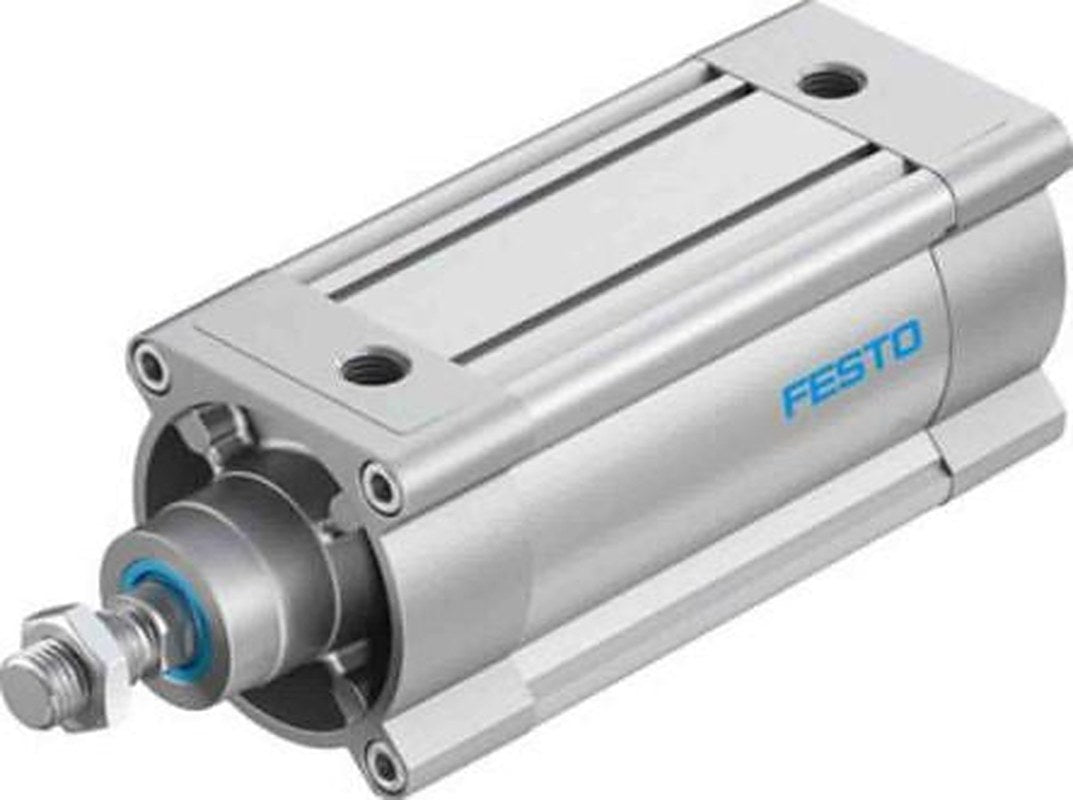 Festo Pneumatic Piston Rod Cylinder - 1384895 100 mm Bore, 125 mm DSBC Series, Double Acting Acting