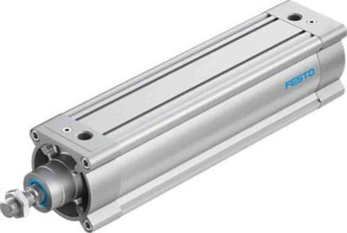 Festo Pneumatic Piston Rod Cylinder - 1384813 100 mm Bore, 320 mm DSBC Series, Double Acting Acting