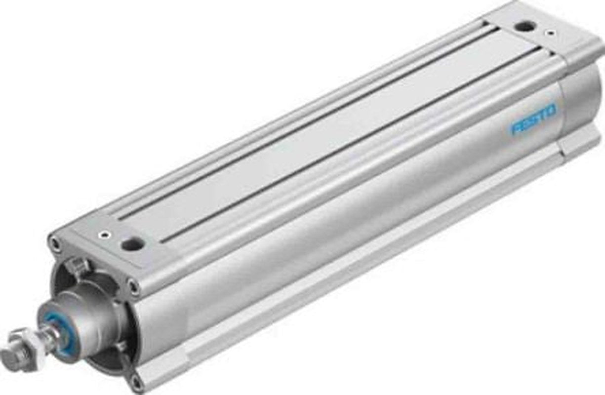 Festo Pneumatic Piston Rod Cylinder - 1384814 100 mm Bore, 400 mm DSBC Series, Double Acting Acting