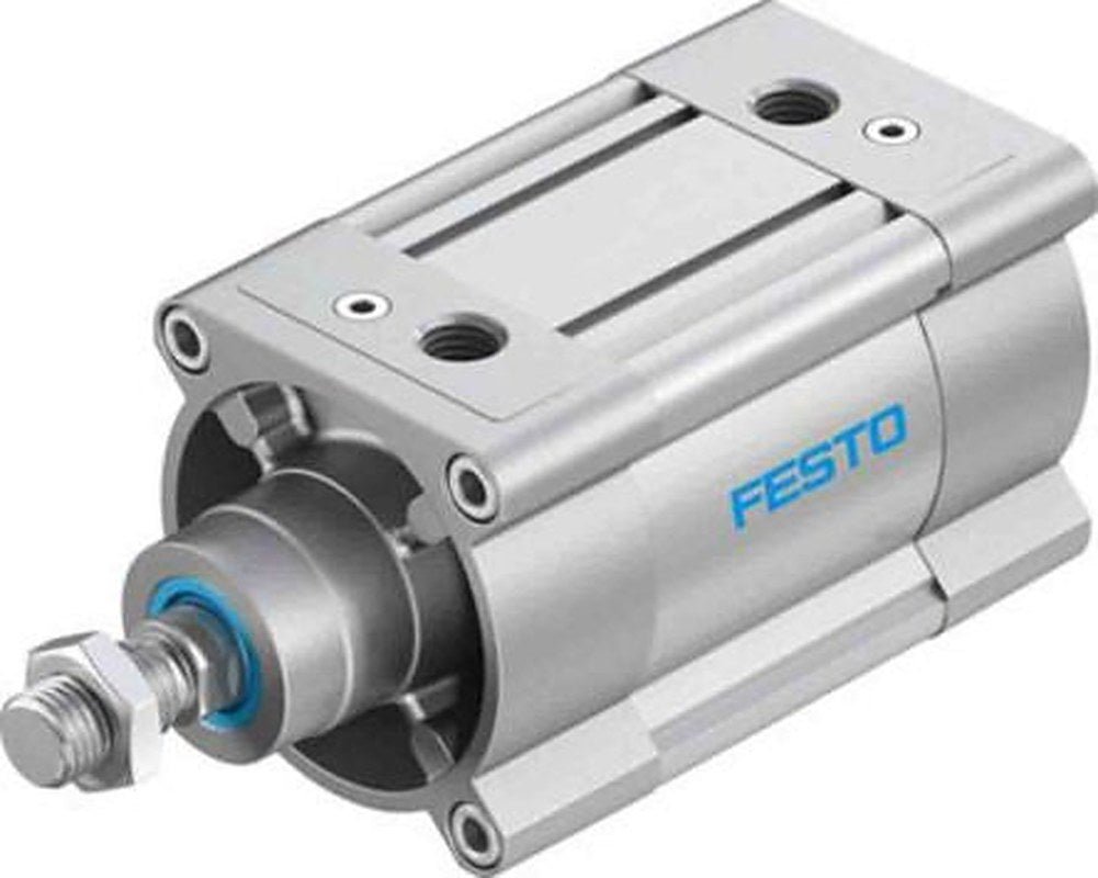 Festo Pneumatic Piston Rod Cylinder - 1384806 100 mm Bore, 50 mm DSBC Series, Double Acting Acting