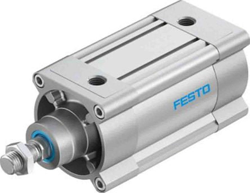 Festo Pneumatic Piston Rod Cylinder - 1384893 100 mm Bore, 80 mm DSBC Series, Double Acting Acting