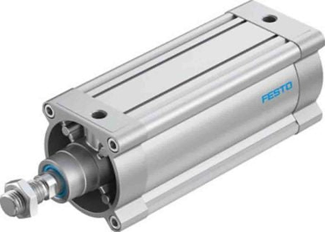Festo Pneumatic Piston Rod Cylinder - 1804668 125 mm Bore, 200 mm DSBC Series, Double Acting Acting
