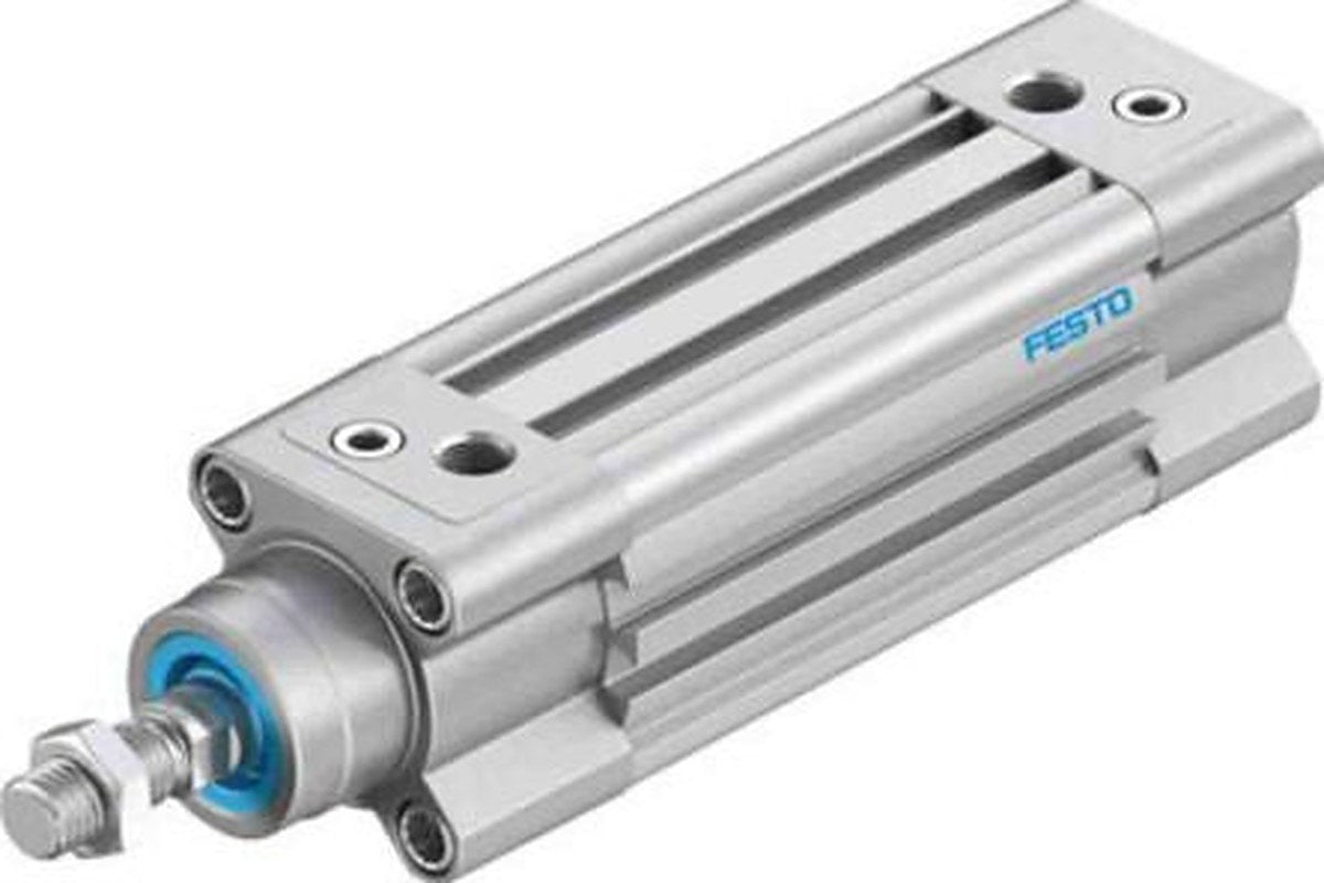 Festo Pneumatic Piston Rod Cylinder - 3656515 32 mm Bore, 50 mm DSBC Series, Double Acting Acting