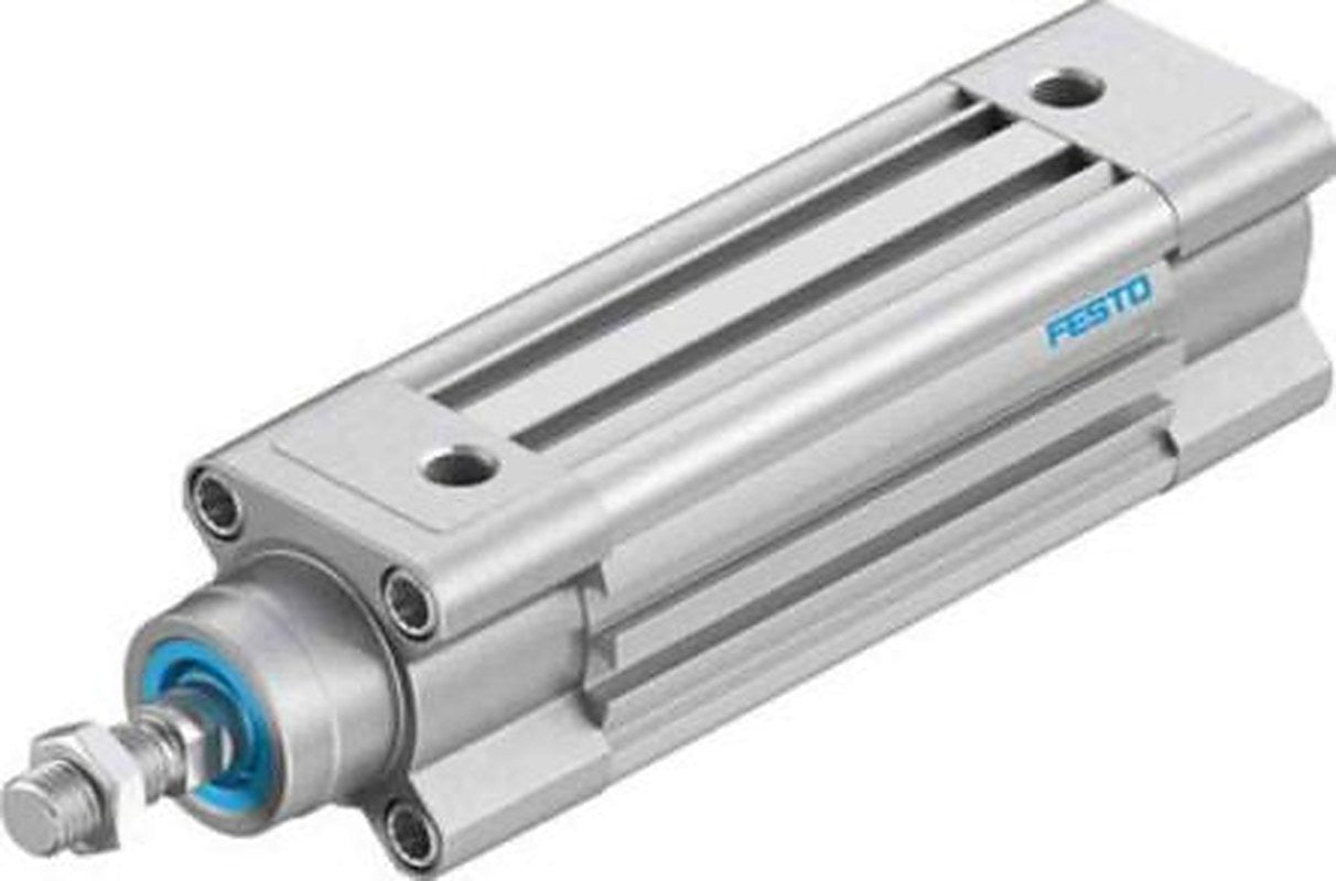 Festo Pneumatic Piston Rod Cylinder - 3659379 32 mm Bore, 60 mm DSBC Series, Double Acting Acting