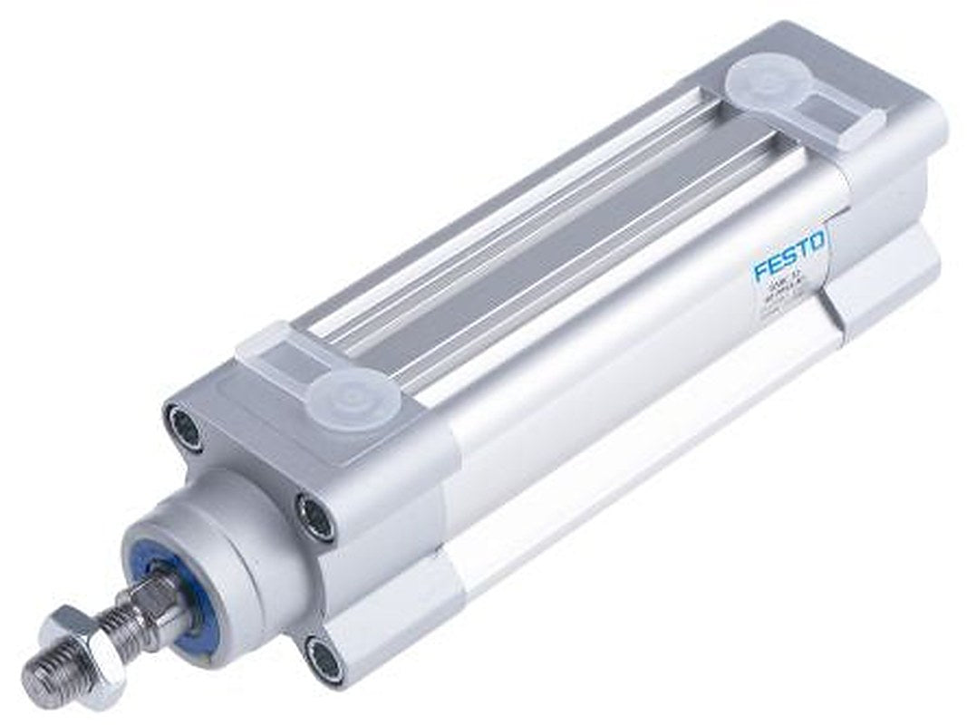 Festo Pneumatic Piston Rod Cylinder - 2123087 32 mm Bore, 60 mm DSBC Series, Double Acting Acting