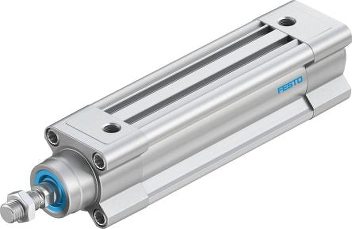 Festo Pneumatic Piston Rod Cylinder - 1376470 32 mm Bore, 80 mm DSBC Series, Double Acting Acting