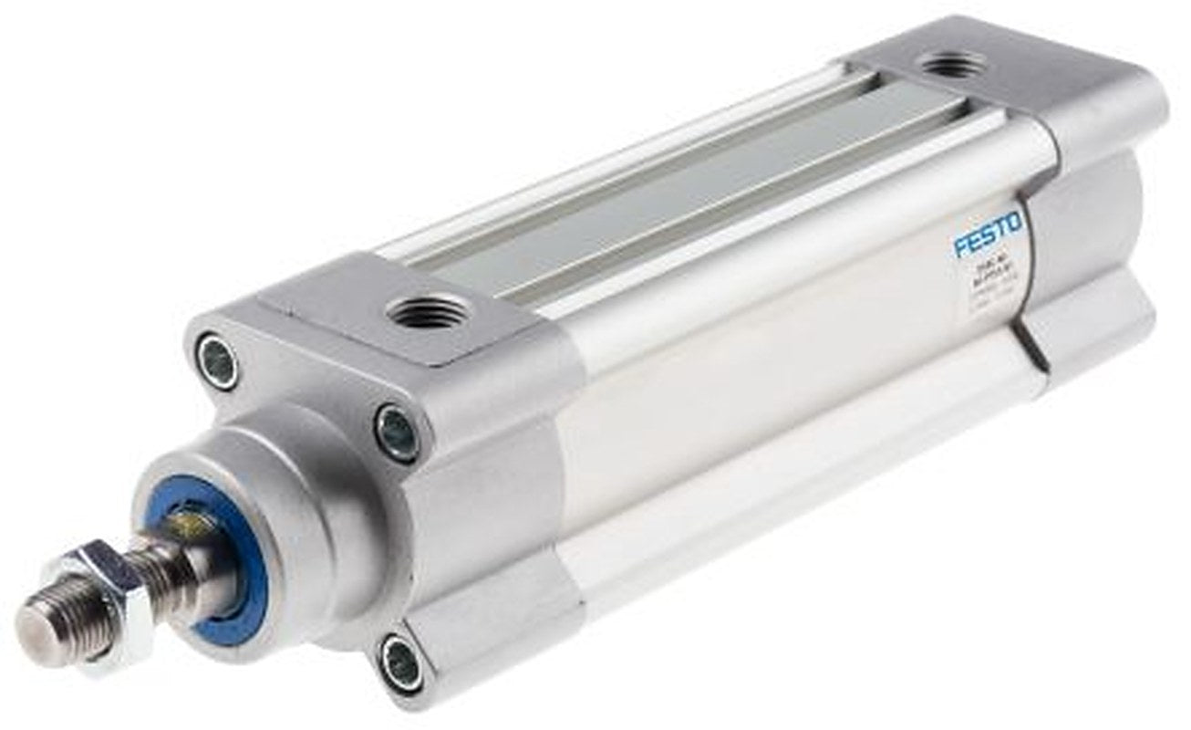Festo Pneumatic Piston Rod Cylinder - 1376906 40 mm Bore, 80 mm DSBC Series, Double Acting Acting