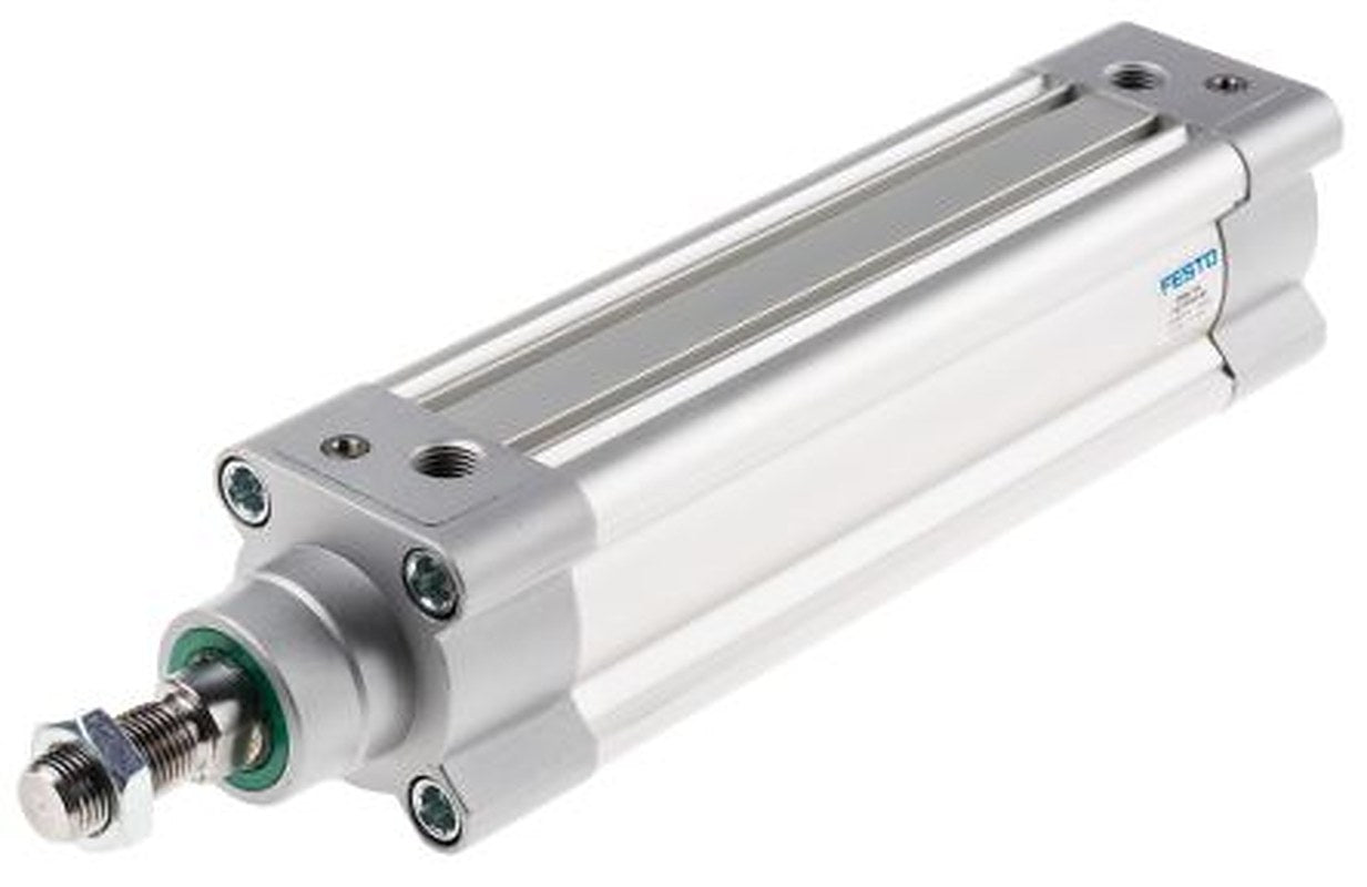 Festo Pneumatic Piston Rod Cylinder - 2098974 50 mm Bore, 150 mm DSBC Series, Double Acting Acting