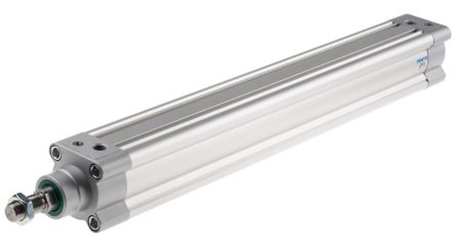 Festo Pneumatic Piston Rod Cylinder - 1366958 50 mm Bore, 400 mm DSBC Series, Double Acting Acting