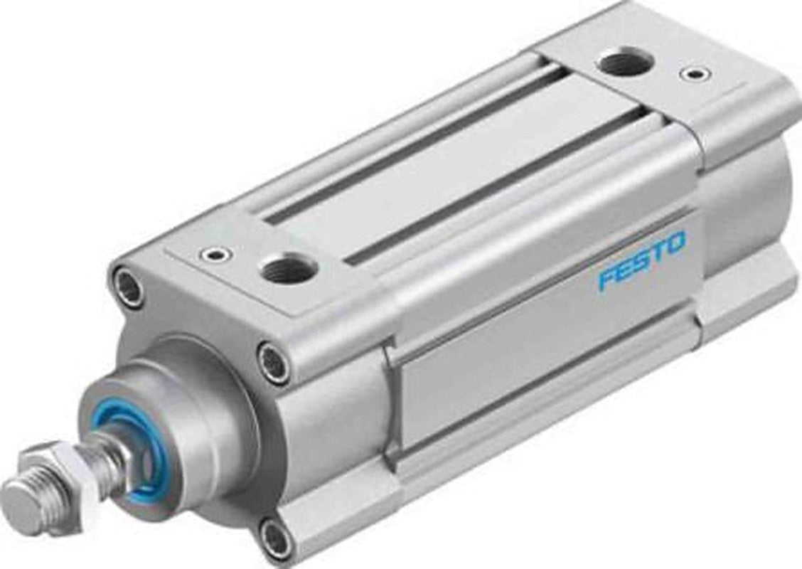 Festo Pneumatic Piston Rod Cylinder - 3657867 63 mm Bore, 100 mm DSBC Series, Double Acting Acting