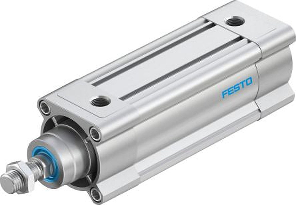 Festo Pneumatic Piston Rod Cylinder - 1383636 63 mm Bore, 100 mm DSBC Series, Double Acting Acting