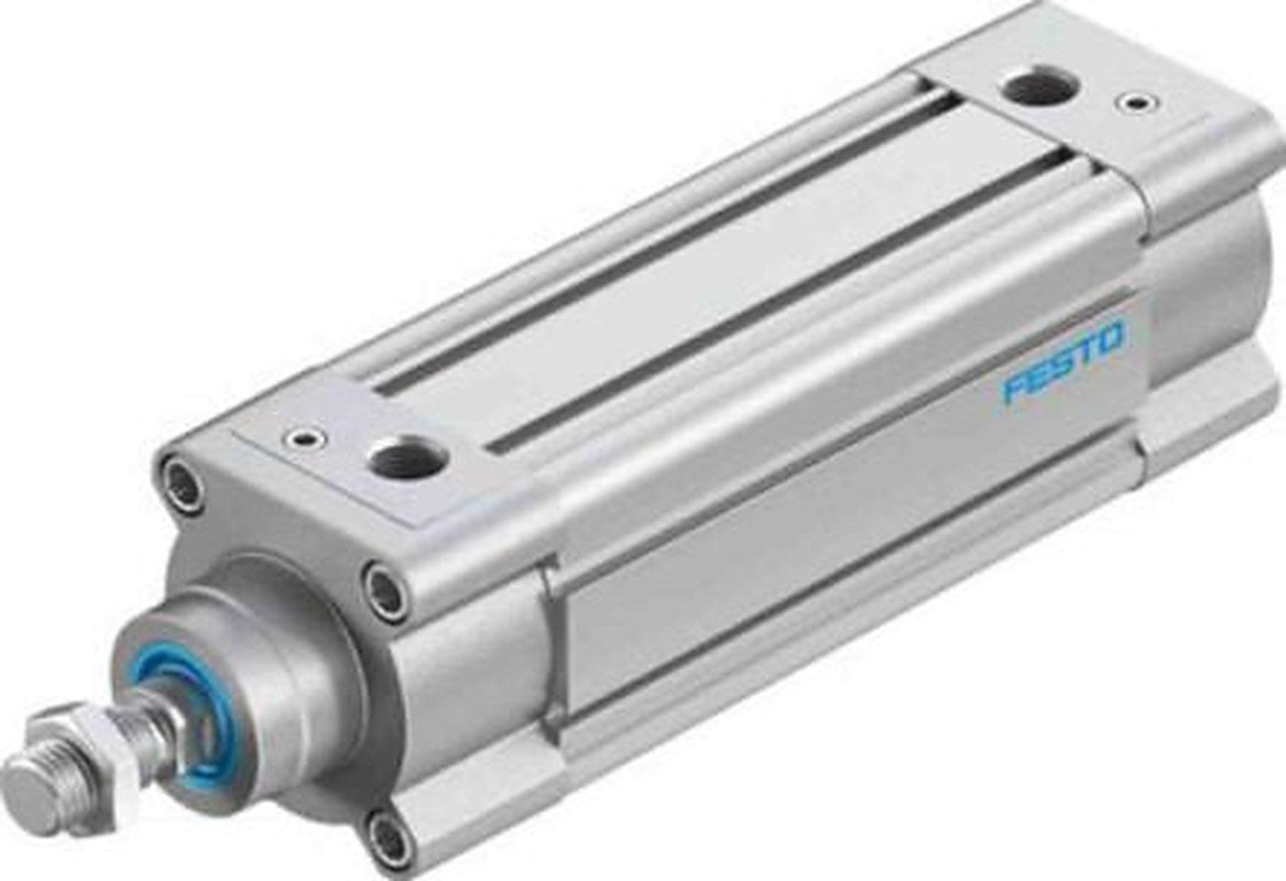 Festo Pneumatic Piston Rod Cylinder - 3657868 63 mm Bore, 125 mm DSBC Series, Double Acting Acting