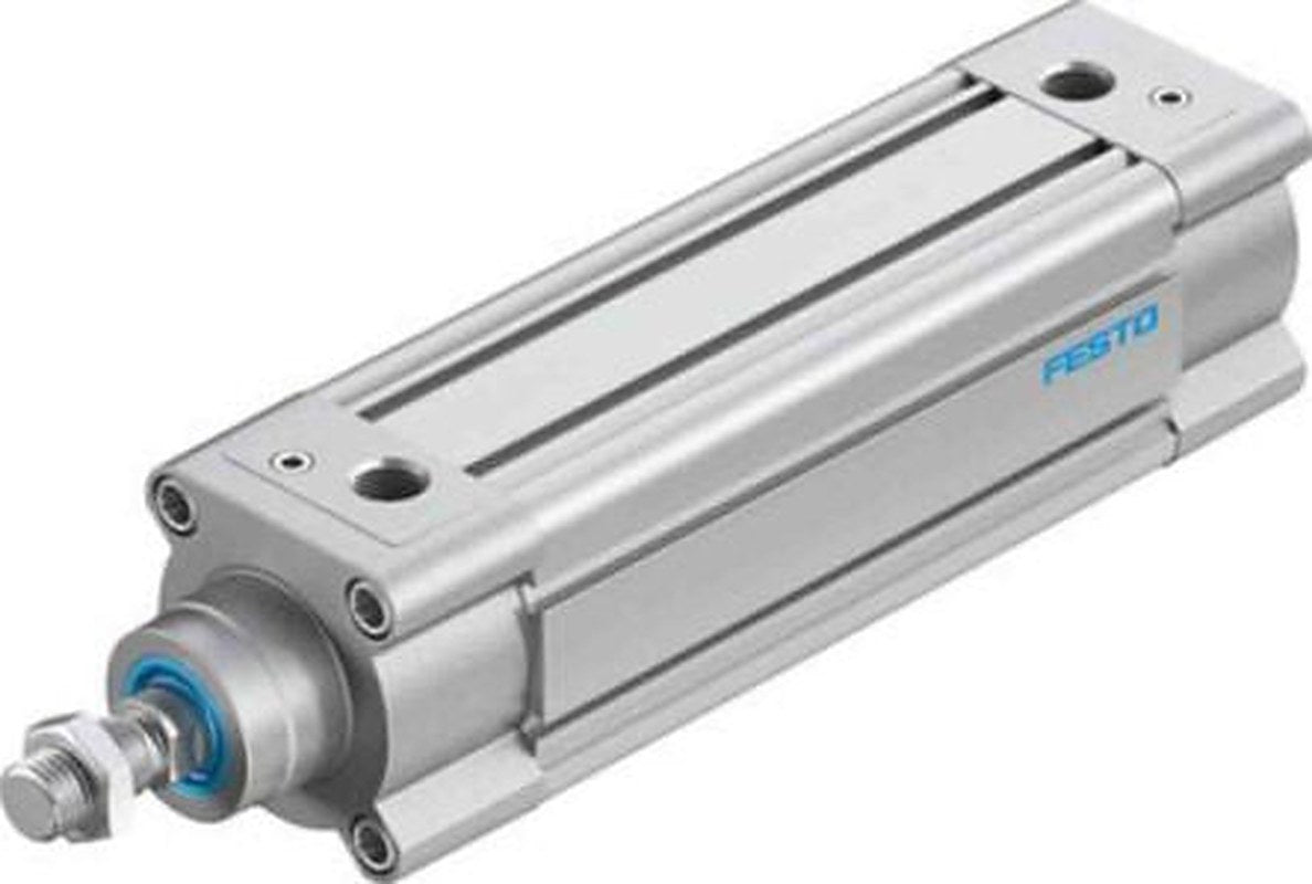 Festo Pneumatic Piston Rod Cylinder - 3657869 63 mm Bore, 150 mm DSBC-63-150-D3-PPVA-N3 Series, Double Acting Acting