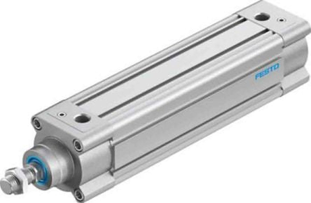Festo Pneumatic Piston Rod Cylinder - 3657871 63 mm Bore, 200 mm DSBC Series, Double Acting Acting