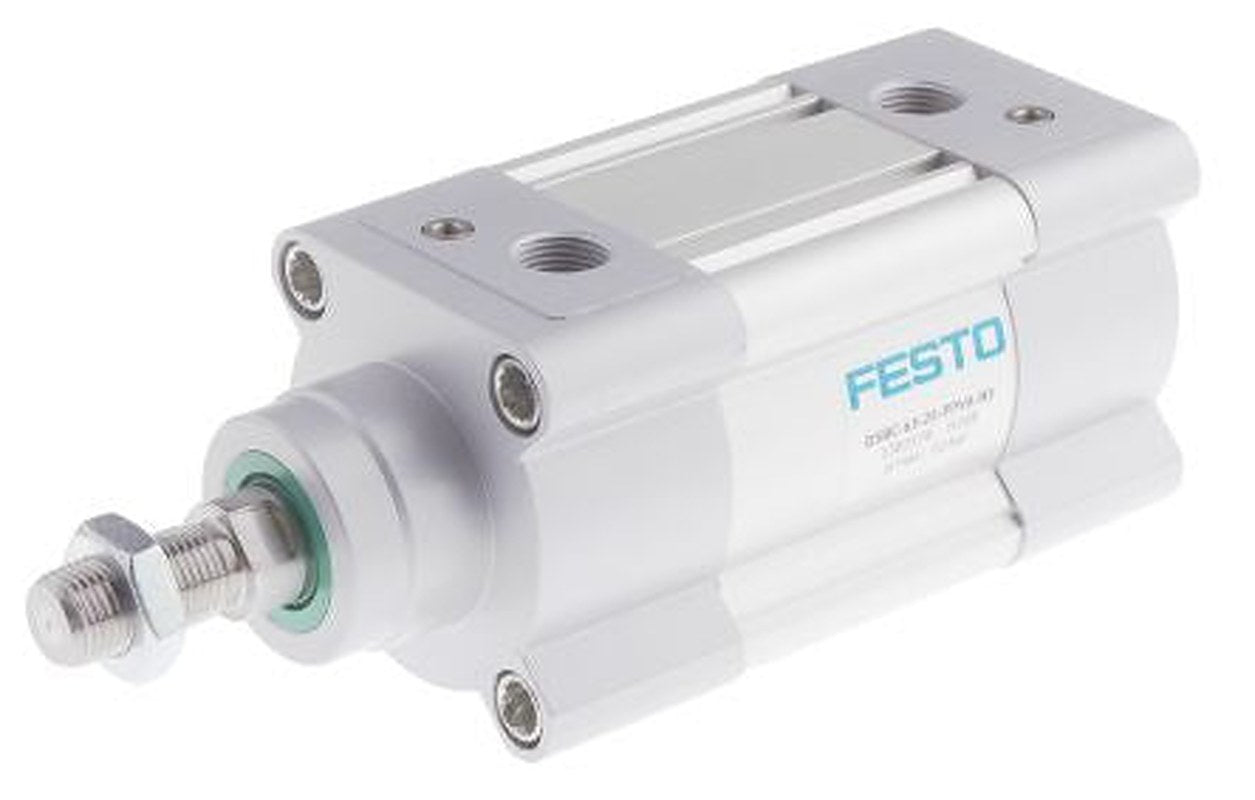 Festo Pneumatic Piston Rod Cylinder - 1383578 63 mm Bore, 25 mm DSBC Series, Double Acting Acting