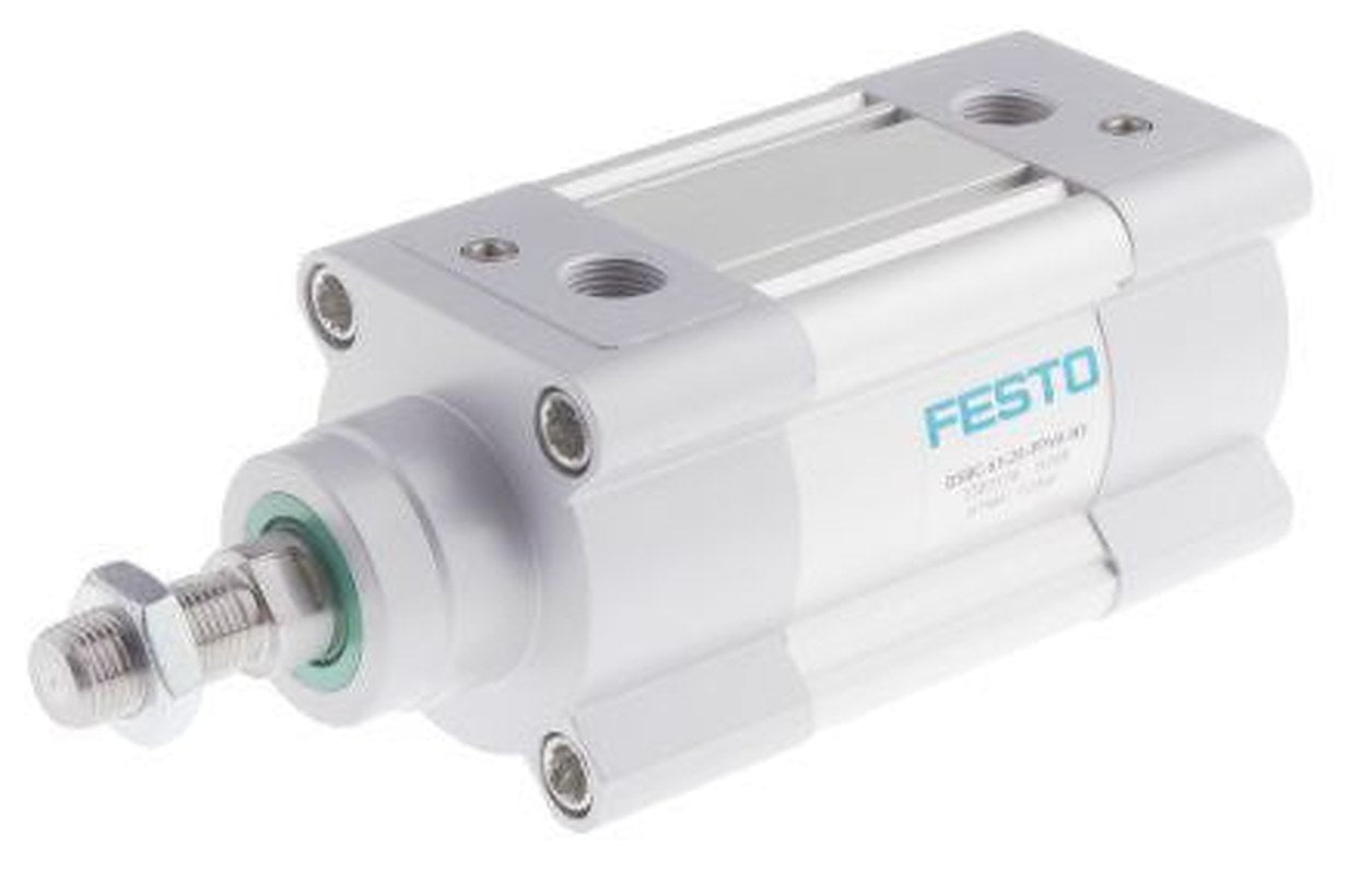 Festo Pneumatic Piston Rod Cylinder - 2125491 63 mm Bore, 30 mm DSBC Series, Double Acting Acting