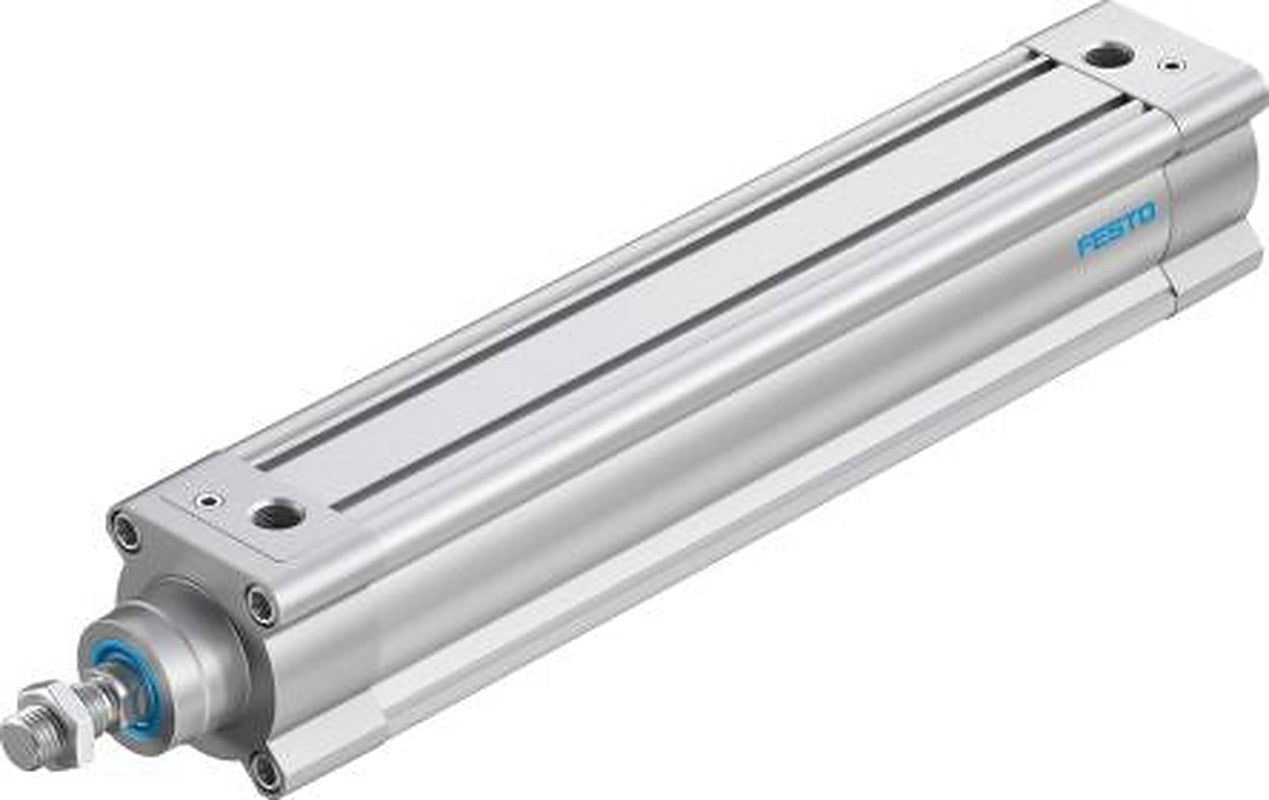 Festo Pneumatic Piston Rod Cylinder - 2125495 63 mm Bore, 300 mm DSBC Series, Double Acting Acting