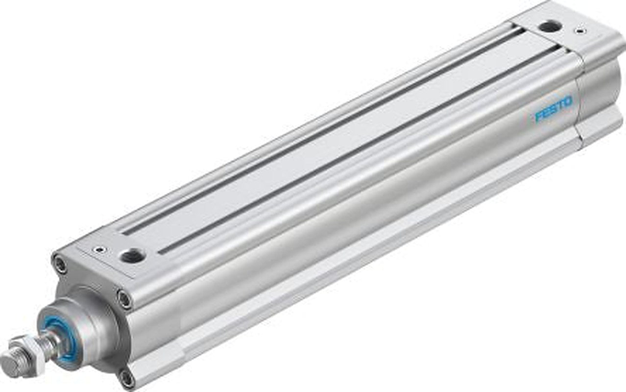 Festo Pneumatic Piston Rod Cylinder - 1383587 63 mm Bore, 320 mm DSBC Series, Double Acting Acting