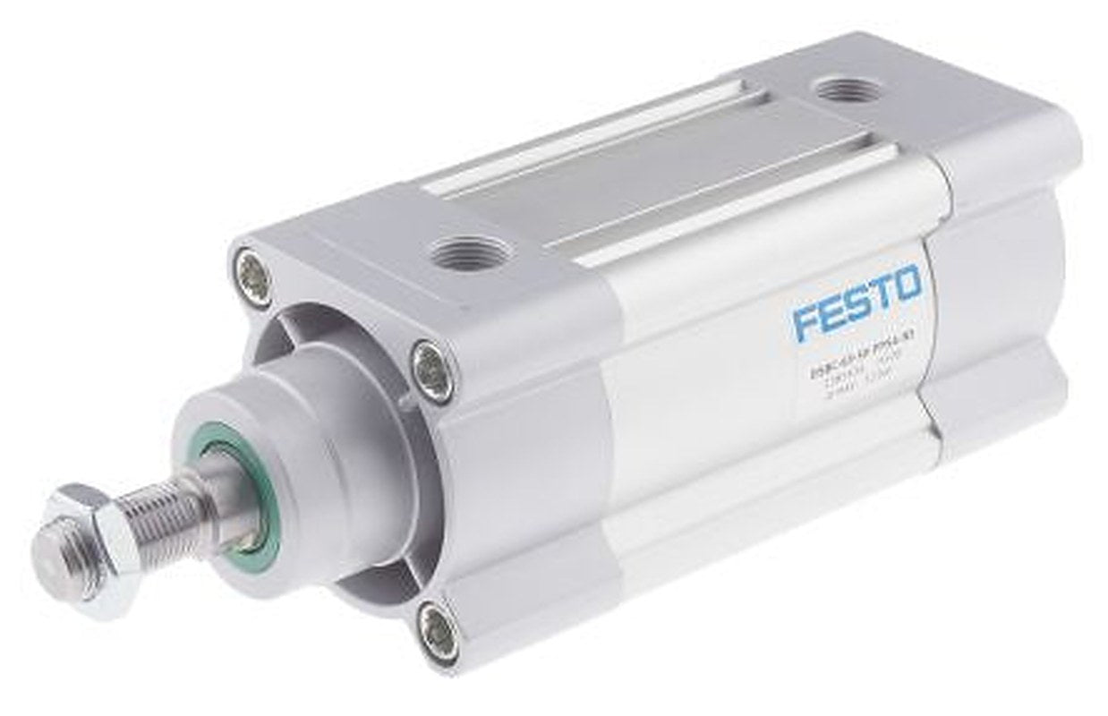 Festo Pneumatic Piston Rod Cylinder - 1383634 63 mm Bore, 50 mm DSBC Series, Double Acting Acting