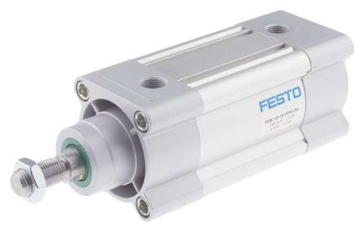 Festo Pneumatic Piston Rod Cylinder - 1383589 63 mm Bore, 500 mm DSBC Series, Double Acting Acting