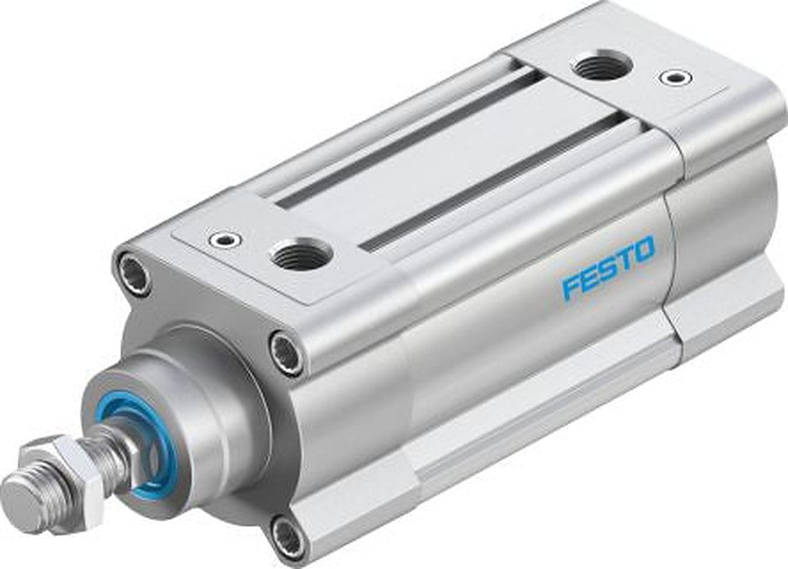 Festo Pneumatic Piston Rod Cylinder - 2125492 63 mm Bore, 60 mm DSBC Series, Double Acting Acting