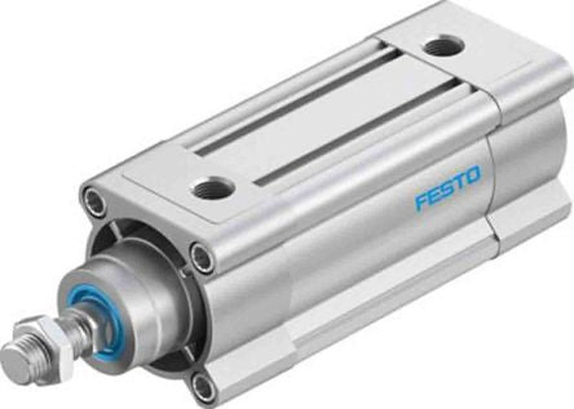 Festo Pneumatic Piston Rod Cylinder - 2126687 63 mm Bore, 70 mm DSBC Series, Double Acting Acting