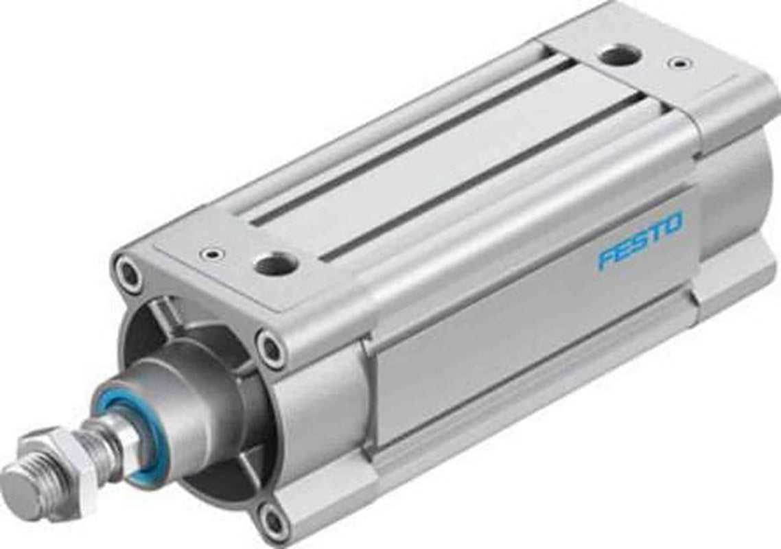 Festo Pneumatic Piston Rod Cylinder - 3656640 80 mm Bore, 125 mm DSBC Series, Double Acting Acting