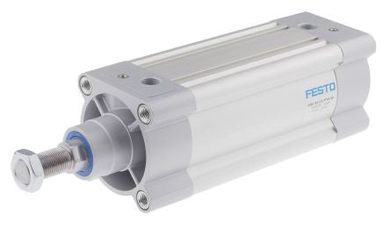 Festo Pneumatic Piston Rod Cylinder - 1383338 80 mm Bore, 125 mm DSBC Series, Double Acting Acting