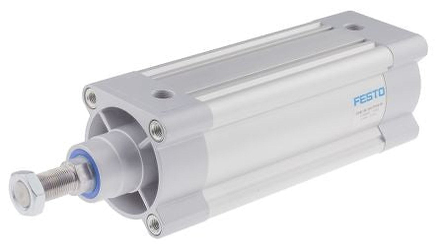 Festo Pneumatic Piston Rod Cylinder - 2126640 80 mm Bore, 150 mm DSBC Series, Double Acting Acting