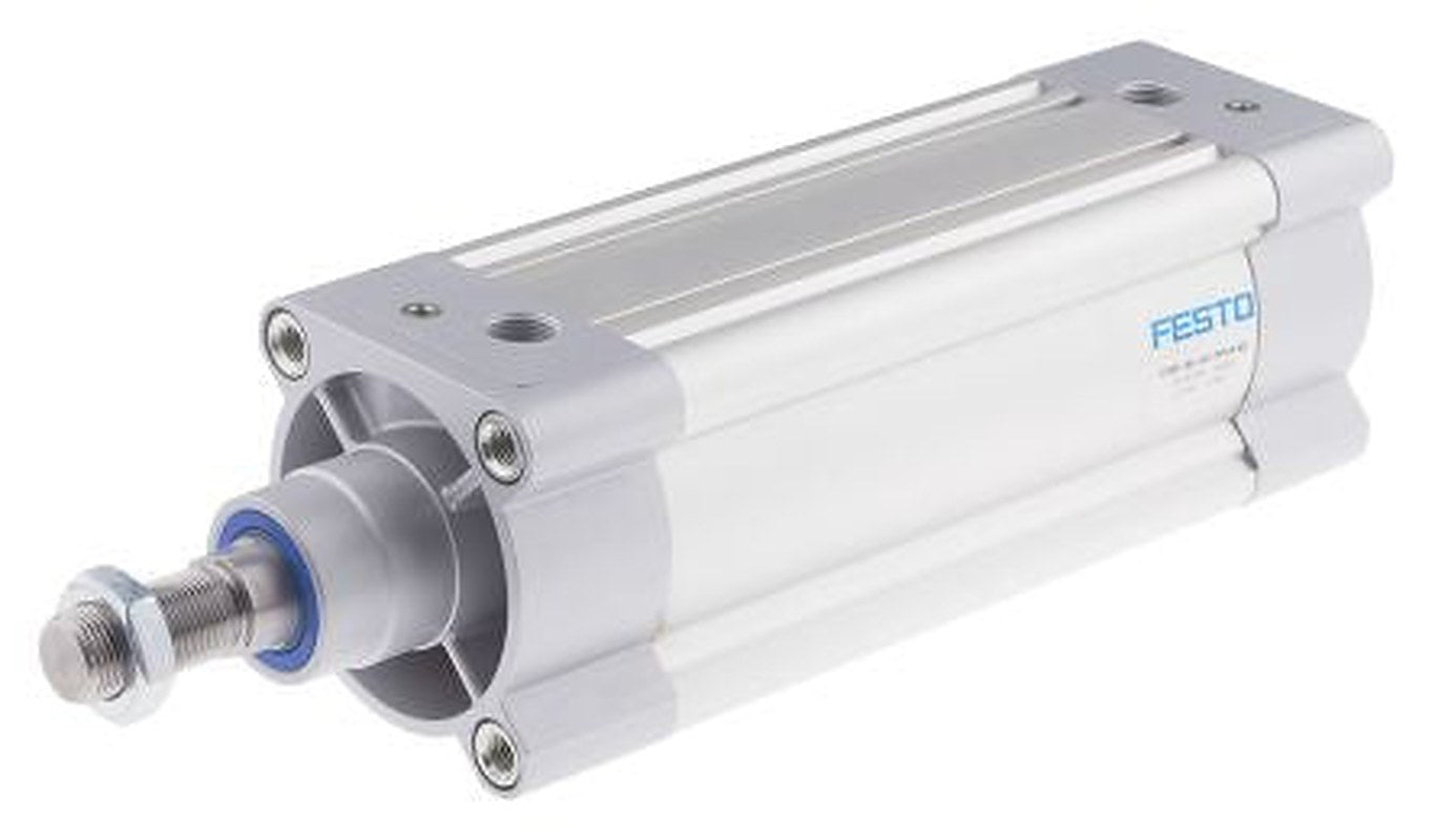 Festo Pneumatic Piston Rod Cylinder - 2126599 80 mm Bore, 150 mm DSBC Series, Double Acting Acting