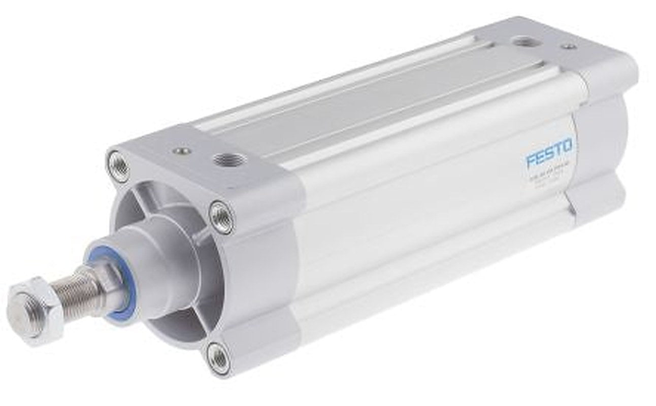Festo Pneumatic Piston Rod Cylinder - 1383341 80 mm Bore, 250 mm DSBC Series, Double Acting Acting