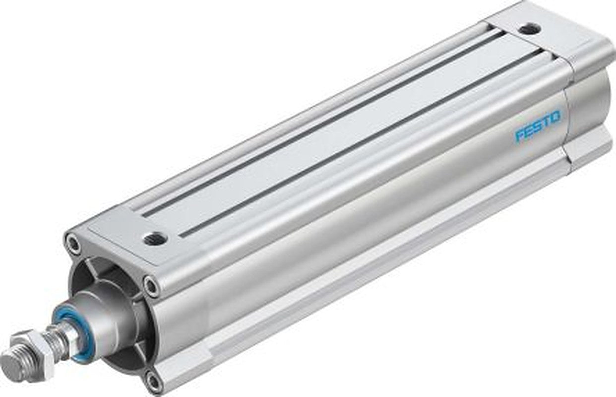 Festo Pneumatic Piston Rod Cylinder - 2126641 80 mm Bore, 300 mm DSBC Series, Double Acting Acting
