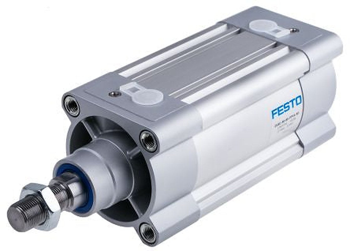 Festo Pneumatic Piston Rod Cylinder - 1383336 80 mm Bore, 80 mm DSBC Series, Double Acting Acting