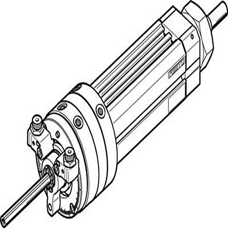 Festo DSL Series 8 bar Double Acting Action Pneumatic Rotary Actuator, 25 mm Bore, 270 °