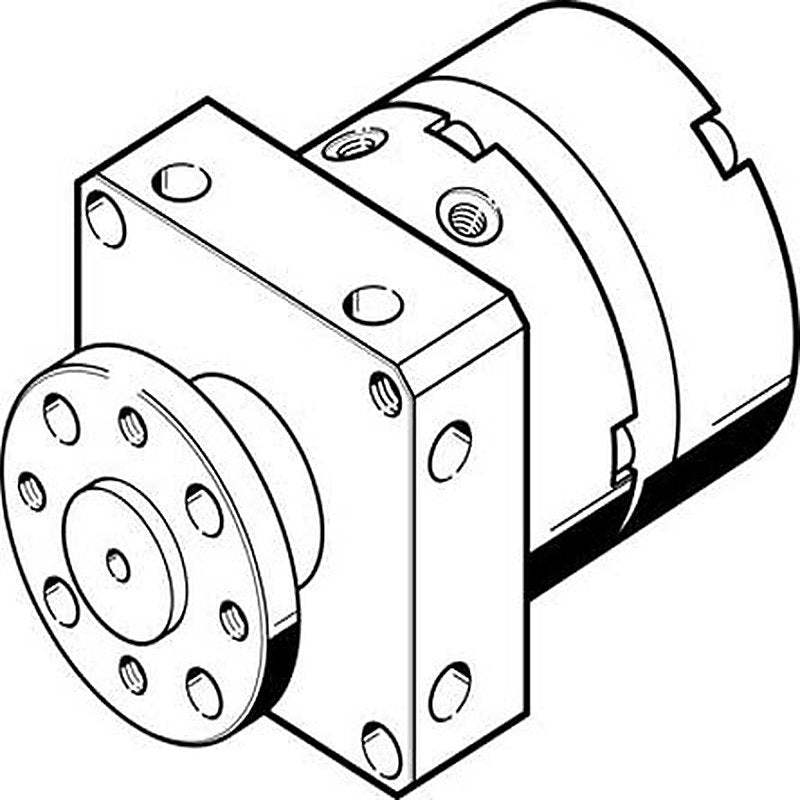 Festo DSM Series 8 bar Double Acting Action Pneumatic Rotary Actuator, 10 mm Bore, 200 °