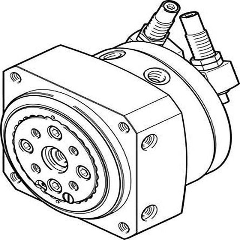 Festo DSM Series 10 bar Double Acting Action Pneumatic Rotary Actuator, 12 mm Bore, 246 °