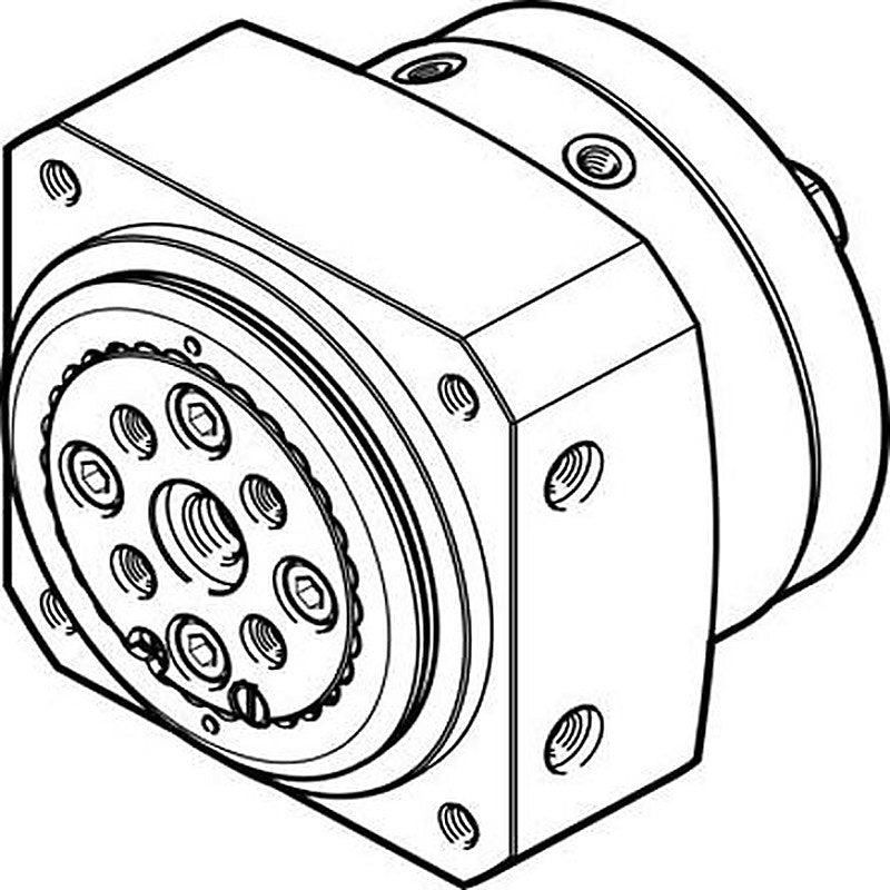 Festo DSM Series 10 bar Double Acting Action Pneumatic Rotary Actuator, 16 mm Bore, 270 °