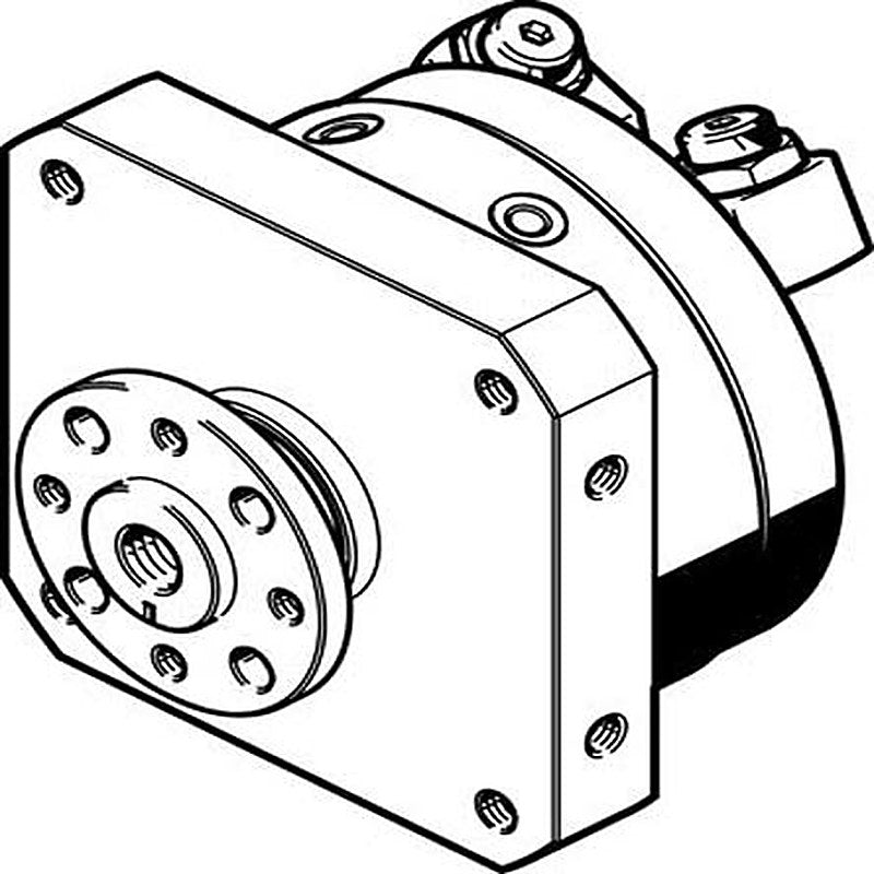 Festo DSM Series 10 bar Double Acting Action Pneumatic Rotary Actuator, 32 mm Bore, 270 °