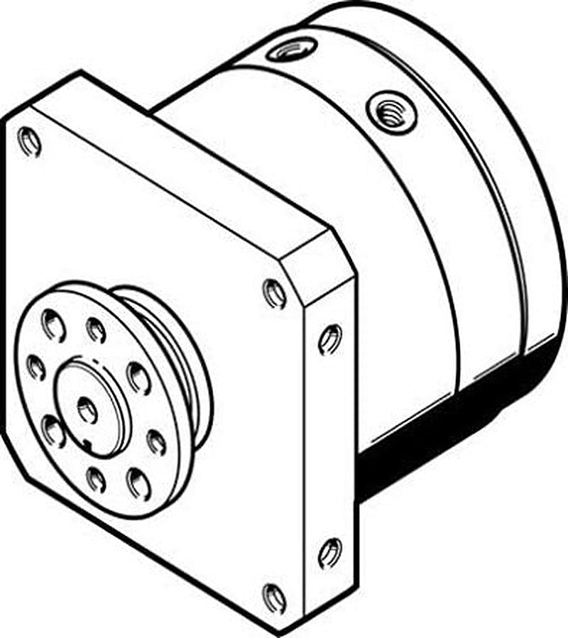 Festo 10 bar Double Acting Action Pneumatic Rotary Actuator, 12 mm Bore, 270 °