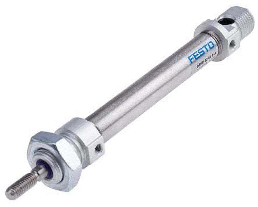 Festo 500 mm Pneumatic Cylinder - 1908258 DSNU Series, Double Acting Acting