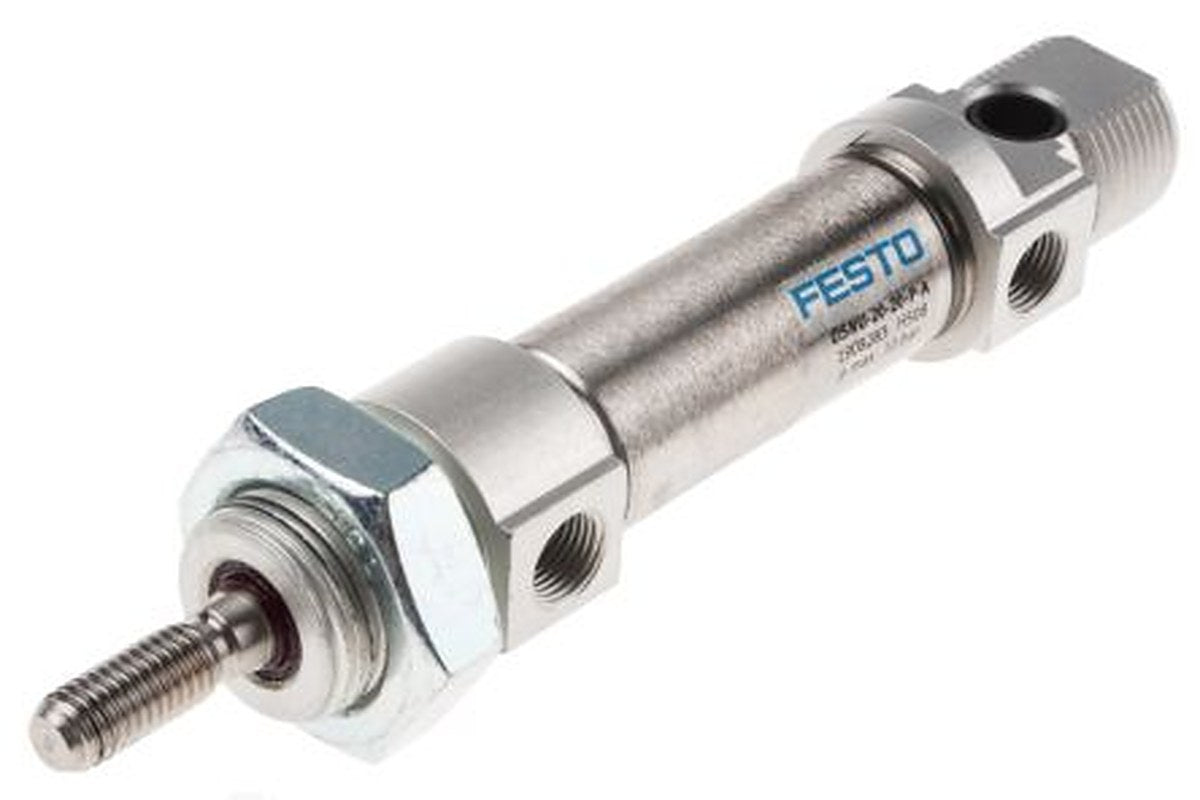 Festo 500 mm Pneumatic Cylinder - 1908283 DSNU Series, Double Acting Acting