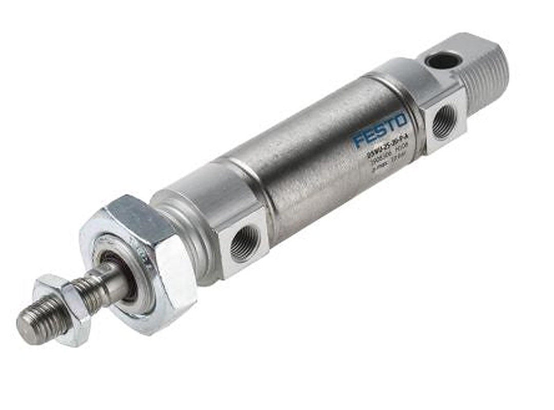 Festo 20 mm Pneumatic Cylinder - 1908306 DSNU Series, Double Acting Acting