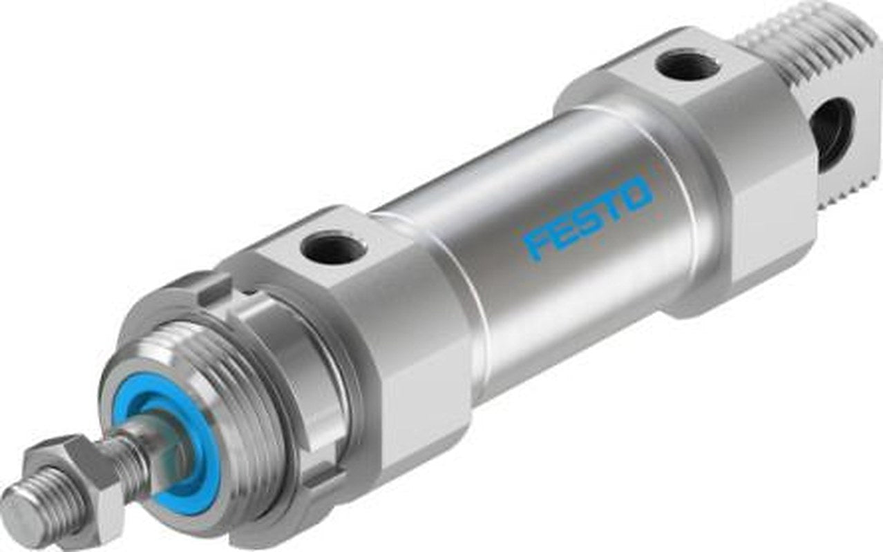 Festo Pneumatic Piston Rod Cylinder - 5249365 32 mm Bore, 10 mm DSNU Series, Double Acting Acting